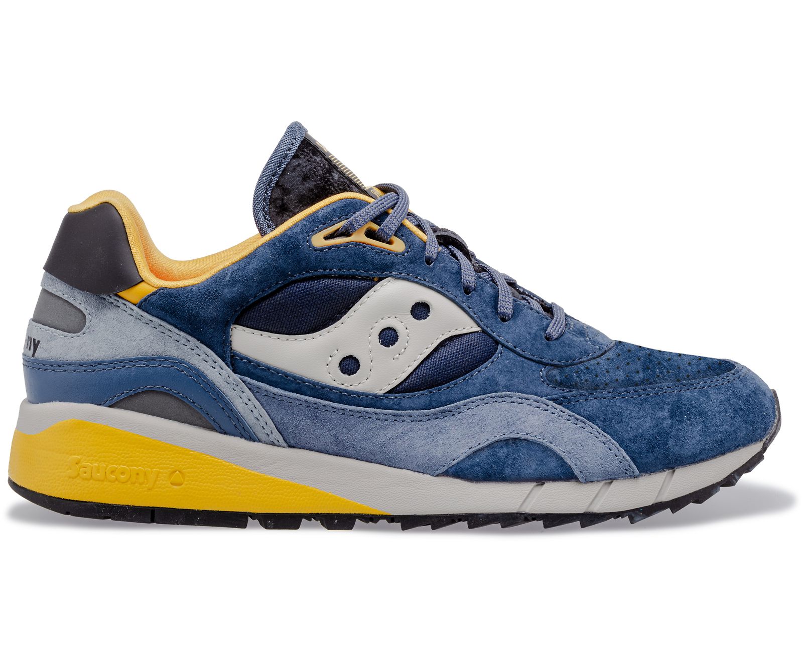 Saucony Shadow 6000 Destination Unknown Women\'s Originals Navy / Yellow | Canada 078MQZA